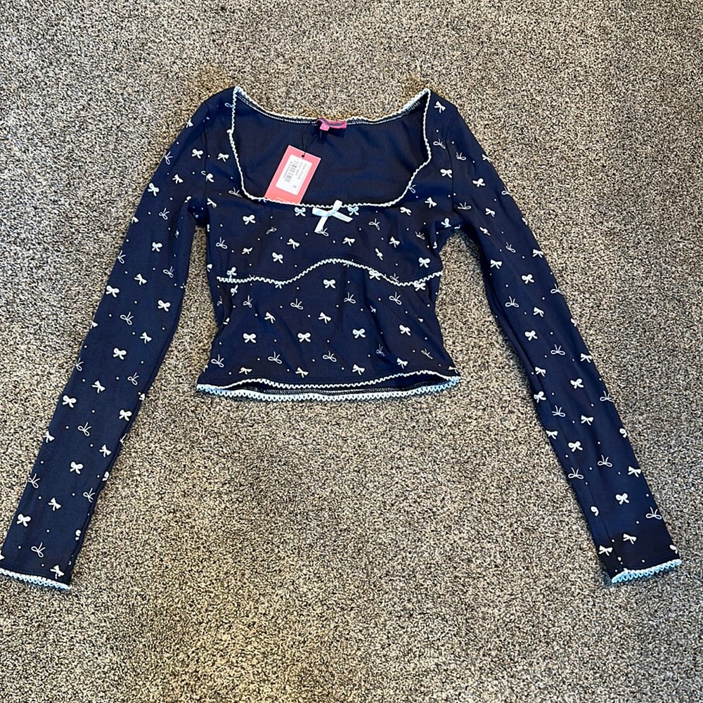 brand new edikted pj shirt